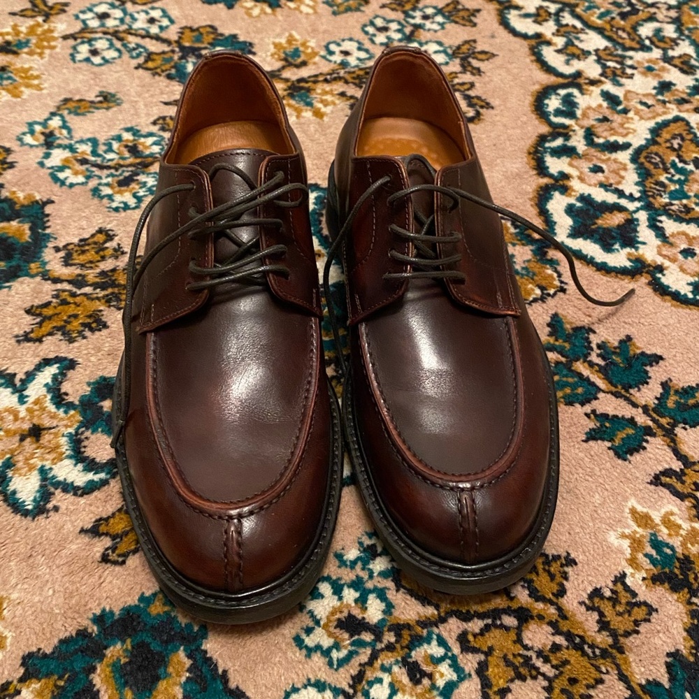 Leather Upper +Lining Mens shoes. Made in Italy. New Without Box - Picture 2 of 4